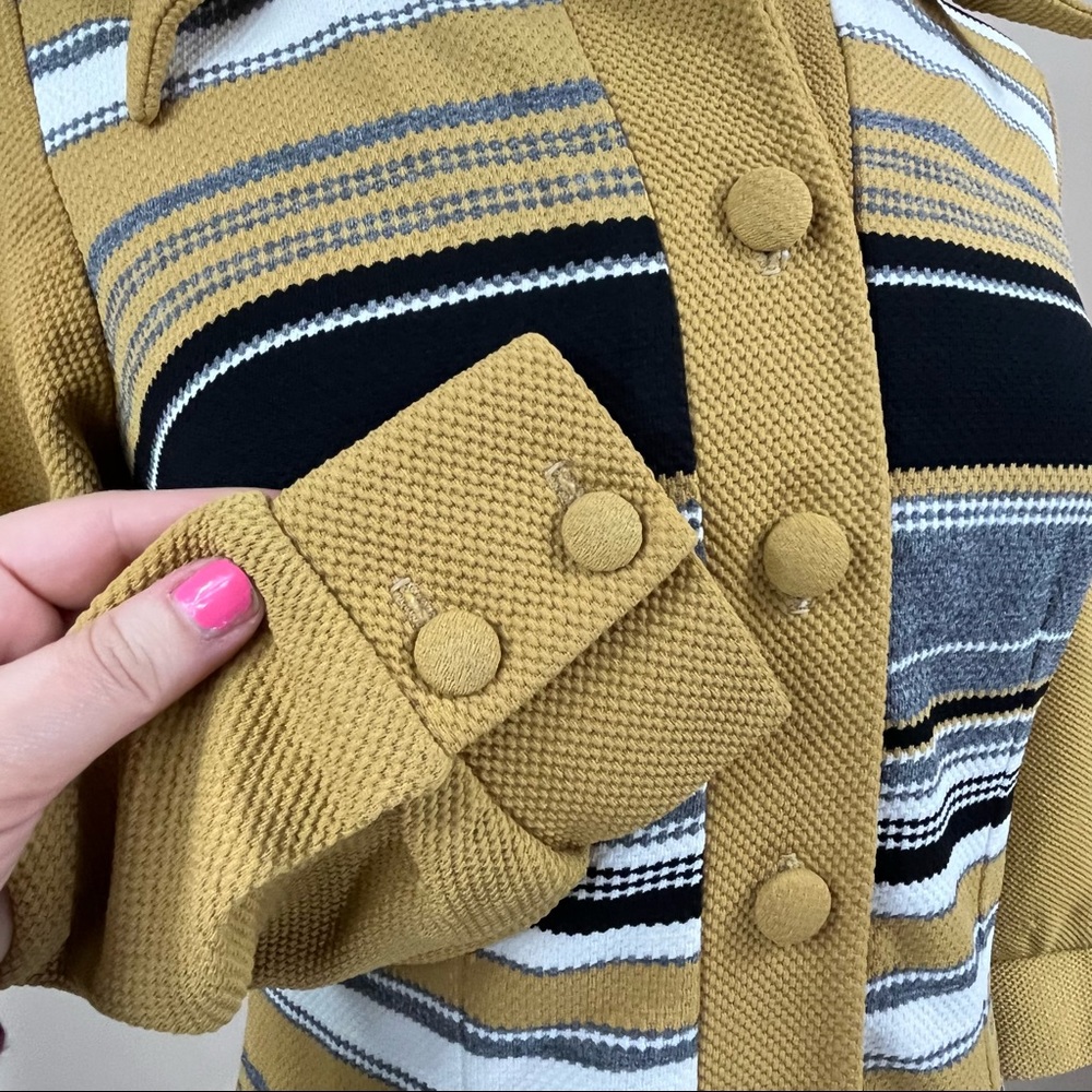 Vintage | Striped Long Sleeved Vintage Dress - Picture 5 of 6